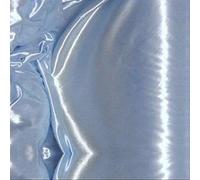 WedDecor 1.5 Metres x 10 Metres Luxurious Polyester Ice Silky Baby Blue Fabric for Dressmaking, Wedding Décor, Quilting, Sewing Projects, Curtains, Birthday Decorations, Photography, and Backdrops