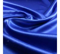 WedDecor 1.5 Metres x 10 Metres Luxurious Polyester Ice Silky Royal Blue Fabric for Dressmaking, Wedding Décor, Quilting, Sewing Projects, Curtains, Birthday Decorations, Photography, and Backdrops