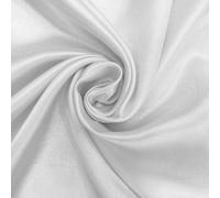 WedDecor 1.5 Metres x 10 Metres Luxurious Polyester Ice Silky White Fabric for Dressmaking, Wedding Décor, Quilting, Sewing Projects, Curtains, Birthday Decorations, Photography, and Backdrops