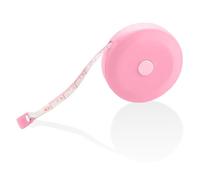 WedDecor 1.5m Soft Retractable Measuring Tape - Sewing Tape Made of Flexible Fiber Glass With Compact Round Case for Body, Tailoring, and Crafting - Portable Soft Measuring Tape, Yellow, 1pc