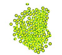 WedDecor 10000pcs Acrylic Clear Crystal Bling Diamond Beads Wedding Table Scatters, 4.5mm Confetti Rhinestones Diamonds for Table Centerpiece Decorations Bridal Shower Vase Beads, Lime Green