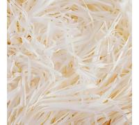 WedDecor 100g Beige Shredded Tissue Paper for Gift Boxes, Dust Free Soft Packaging and Gift Wrapping Hamper Filler, Perfect Paper Shreds Basket Stuffing for Birthday, Weddings, DIY & Crafts