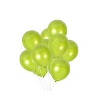WedDecor 100pcs Apple Green Latex Balloon 10" Large Helium Grade Balloons Birthday Balloons for Kids Party Anniversary, Wedding Decoration Event Supplies Accessories