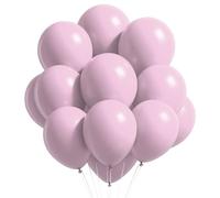 WedDecor 100pcs Baby Pink 10 Inch Helium Grade Latex Balloons