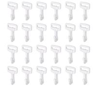 WedDecor 100pcs Plastic Swivel Snap Hooks Trigger Clips Hooks, Rotate Buckles For Purse, Travel Backpack, Bag, Belt Strap Buckle, Sewing DIY Craft Projects, 38mm, White