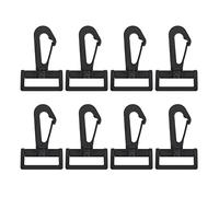 WedDecor 10pcs Plastic Swivel Snap Hooks Trigger Clips Hooks, Rotate Buckles For Bag, Belt Strap Buckle, Travel Backpack, Purse, Sewing DIY Craft Projects, 32mm, Black