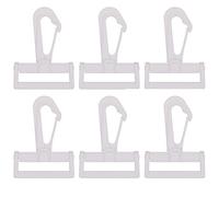WedDecor 10pcs Plastic Swivel Snap Hooks Trigger Clips Hooks, Rotate Buckles For Bag, Belt Strap Buckle, Travel Backpack, Purse, Sewing DIY Craft Projects, 38mm, White