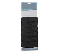 WedDecor 12mm Elastic Flat Heavy Stretch Sewing Bands For Garment Skirt, Trouser Art and Craft Waistband Elastic Cord for Bracelet Making, Clothing, Dress Making, Black, 25 Metres