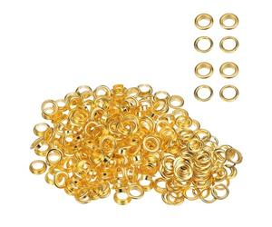 WedDecor 12mm Gold Brass Eyelets Grommets with Washers for Books, Arts & Crafts, Sewing, Bags, Leather Crafting, Scrapbook, DIY Projects and Rust Proof, 100pcs