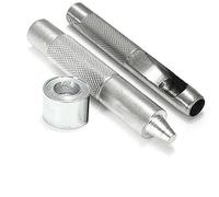 WedDecor 12mm Leather Hole Punch Set 3 Parts Eyelets Grommets Fixing Tool Kits for DIY Hollow Punch Leather Craft, Watch Strap, Canvas Belt, Handbag, Cloth Repairing