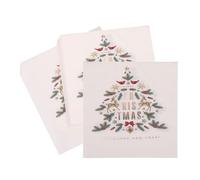 WedDecor 13 Inch Gold Reindeer & Snowflakes on White Paper Napkins, 2-Ply Disposable Christmas Serviettes, Tableware & Party Supplies for Banquets, Buffets & Festivals, Pack of 60
