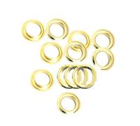 WedDecor 14mm Gold Brass Eyelets Grommets with Washers for Books, Arts & Crafts, Sewing, Bags, Scrapbook, DIY Projects, leather Work and Rust Proof, 50pcs