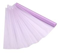 WedDecor 15m x 70cm Snow Sheer Light Purple Organza Roll Sash Glitter Fabric for Table Runner Sashes Wedding & Christmas Decoration, Party Favours, Chair Cover Bows, Ribbon Crafting Supplies, 1pc