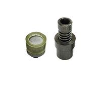 Weddecor 15mm Jean Button 2 Parts Die Tool ONLY for Universal Green Machine - Setting Tool for Cloth Repair, Leather Crafts, Jacket, Banner