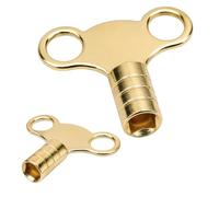 WedDecor 1pc Solid Brass Radiator Bleed Key, Universal 5mm Radiator Keys | Heavy Duty Radiator Valve Clock Caps Key UK for Bleeding Air Vent, Heater Bleeding Key UK Plumbing Tools & Equipment