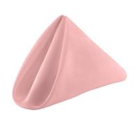 WedDecor 20 Inch Dusty Pink Cotton Polyester Table Napkin for Home, Wedding, Banquet, Hotel, Dinning, Party, Events, Hemmed Edges Lightweight & Machine Washable, 50pcs
