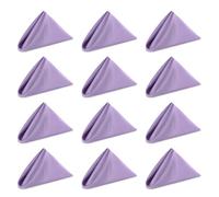 WedDecor 20 Inch Lavender Cotton Polyester Table Napkin for Home, Hotel, Dinning, Wedding, Banquet, Party, Events, Hemmed Edges Lightweight & Machine Washable, 100pcs