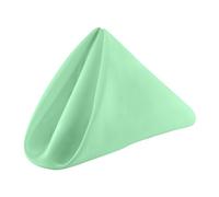 WedDecor 20 Inch Mint Green Cotton Polyester Table Napkin for Home, Hotel, Dinning, Wedding, Banquet, Party, Events, Hemmed Edges Lightweight & Machine Washable, 1pc