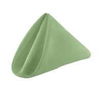 WedDecor 20 Inch Sage Green Cotton Polyester Table Napkin for Home, Wedding, Banquet, Hotel, Dinning, Party, Events, Hemmed Edges Lightweight & Machine Washable, 100pcs
