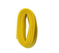 WedDecor 20 Metre Lemon Yellow Organza Ribbon with Woven Edge Wide Sheer for Gift Package, Wrapping, Scrapbook, Arts and Craft Party Decoration, Hair Bows, 15mm