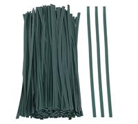 WedDecor 200pcs 15cm Hunter Green Plastic Plant Ties for Climbing Plants, Flexible Cable Ties Cord Organizer for Plant Support, Reusable Garden Plants Wire for Gardening, Stems, Strapping & DIY