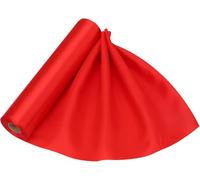 WedDecor 20m x 29cm Red Solid Satin Large Fabric Roll Perfect for Wedding, Chair Cover Bows, Table Back Drop, Ribbon Crafting Supplies, Table Runner, Party Decorations