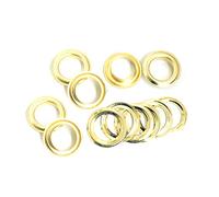 WedDecor 20mm Gold Eyelets Grommets with Washer, Durable, for Clothes and Leather Crafts in Arts and Sewing Projects, Bags, Scrapbook, 100pcs