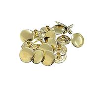 WedDecor 20mm Press Studs 4 Part Gold Snap Fasteners Sew Buttons for Leathercraft, Sewing, Jackets, Shirts, Fabric, Repair, DIY Projects, 50pcs
