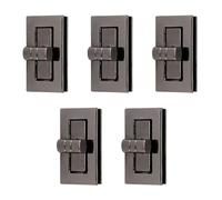 WedDecor 22mm x 40mm Twist & Turn Clasp Lock Round Closure Replacement Metal Fasteners Purse, Handbag, Leather, Art & Craft, DIY Projects, Gunmetal, 5pcs