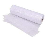 Weddecor 25m x 29cm Sparkling Tulle Roll Sequin Snow Sheer Glitter Mesh Fabric Perfect for Christmas Wreath, DIY Tutu Skirts, Wrapping Gift, Xmas Tree, Wedding, Party Decoration, White