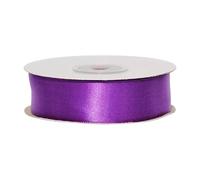 WedDecor 25mm Ribbon for Gift Wrapping, 25m Double Sided Satin Ribbon Cadbury Purple Polyester Ribbon Fabric Thick Ribbon for Balloon, Crafting, Christmas, Valentine, Wedding Party Décor
