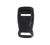 Weddecor 25mm x 67mm Black Plastic Buckles Adjustable Release Clasp and Slides for Webbing Straps, Tactical Bags, Pet Collar, DIY Making Luggage Strap, 10pcs