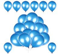 WedDecor 25pcs Light Blue Latex Balloon 10" Large Helium Grade Balloons Birthday Balloons for Kids Party Anniversary, Wedding Decoration Event Supplies Accessories