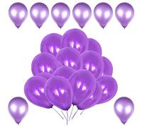 WedDecor 25pcs Purple Latex Balloon 10" Large Helium Grade Balloons Birthday Balloons for Kids Party Anniversary, Wedding Decoration Event Supplies Accessories