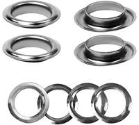 WedDecor 30mm Gun Metal Brass Eyelets Grommets with Washers for Clothing and Leathercraft, Washers for Vinyl Banners & Canvas Holding, DIY Projects, 30pcs