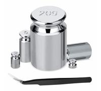 WedDecor 38g Calibration Scale Weight Set with Tweezers, 5pcs