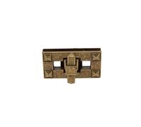 WedDecor 39mm x 20mm Twist & Turn Clasp Lock Round Closure Replacement Metal Fasteners Bag, Purse, Handbag, Leather, Art & Craft, DIY Projects, Bronze, 5pcs