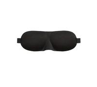 WedDecor 3D Contoured Luxury Blindfold Sleep Mask, Eye Mask for Sleeping, Light Blocking Eye Blinder with Adjustable Strap for Women & Men, Comfortable Sleep Mask for Travel Shift Work, Black - 1pc
