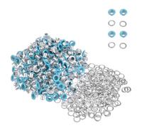 WedDecor 3mm Baby Blue Eyelets Grommets, Durable, for Clothes and Leather Crafts in Arts and Sewing Projects, Bags, Scrapbook, 100pcs