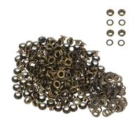 WedDecor 3mm Bronze Brass Eyelets Grommets with Washers for Clothing, Baby Dolls, Sewing, Bags, Scrapbook, Leather Work, DIY Projects and Rust Proof, 100pcs