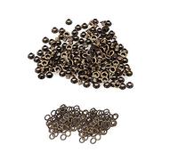 WedDecor 3mm Silver Eyelets Grommets with Washer, Durable, for Clothes and Leather Crafts in Arts and Sewing Projects, Bags, Scrapbook, 100pcs