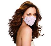 WedDecor 3Pcs Washable Cloth Face Mask Reusable and Adjustable Protective Fabric Face Cover Dust Filter Pocket, Filter Pocket 3 Layer Cotton Face Mask Reusable Machine Washable, Starry Print