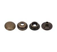 WedDecor 4 Parts Press Studs Snap Fasteners Button Replacement for Clothing, Canvas, Fabric, Wood, Fashion Accessory DIY Craft Project, 10mm, Bronze, 10pcs