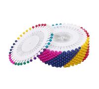 WedDecor 40 Round Pearl Head Quilting Pins Multicolour