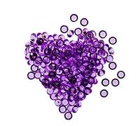 WedDecor 4000pcs Acrylic Clear Crystal Bling Diamond Beads Wedding Table Scatters, 2.5mm Confetti Rhinestones Diamonds for Table Centerpiece Decorations Bridal Shower Vase Beads, Lilac Purple