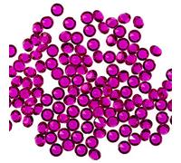 WedDecor 4000pcs Acrylic Crystal Bling Diamond Beads Wedding Table Scatters, 2.5mm Confetti Rhinestones Diamonds for Table Centerpiece Decorations Bridal Shower Decorations Vase Beads, Hot Pink