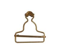 WedDecor 45mm Durable Metal Clip Buckles - Easy-Fit Fasteners for Dungarees, Braces, Workwear, Bib Overalls, Handbags, Jumpsuits & DIY Clothing Repairs, Bronze, 1pc