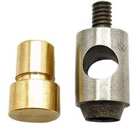 WedDecor 4mm Hole Cutting Die Gold Base for Universal Blue Hand Press Machine, Fixing and Fastening Clothes, DIY Projects, Arts & Crafts, Leathercraft, Clothing, Replacement