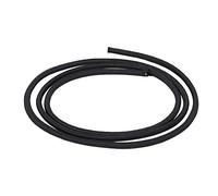 WedDecor 4mm Wide Bungee Rope Shock Cord, Stretchy Strap, Round Elastic String for Sewing, Canopy Ties, Kayaks, Backpacks, Tent Poles, Tarpaulins, DIY Craft Projects, Black, 5 Metres