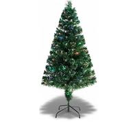 WedDecor 5 FT / 1.5m Fibre Optic Christmas Tree - Green PVC Artificial Tabletop Tree for Holiday, Xmas, Winter, Home, Office, Party and Festive Christmas Decorations
